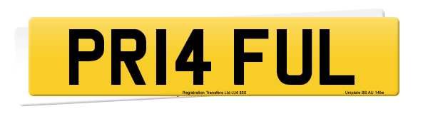 Registration number PR14 FUL